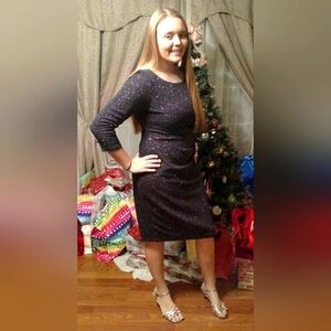 Elegant Gray Women's Dress